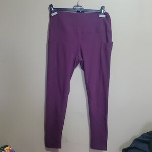 Along Fit Purple High-Waisted Leggings Size XL